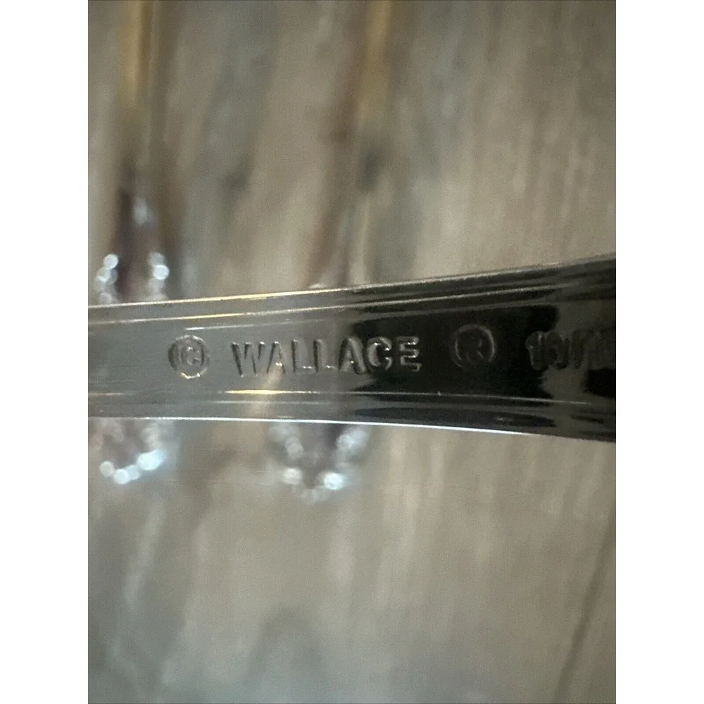 Lot of 4‎ Wallace Camden Place/Oval Soup Spoons 18/10 Stainless Steel